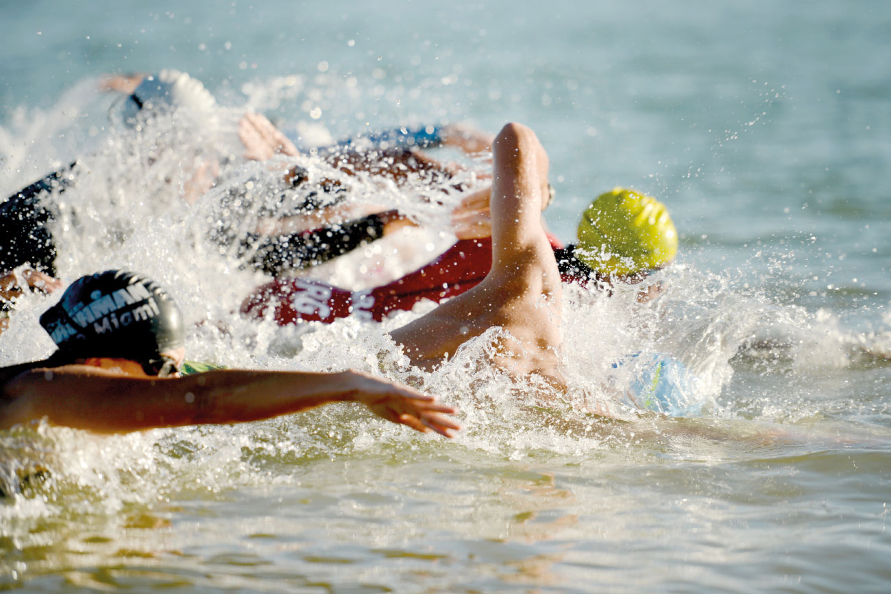 Triatlón en Dique de Ullum, San Juan